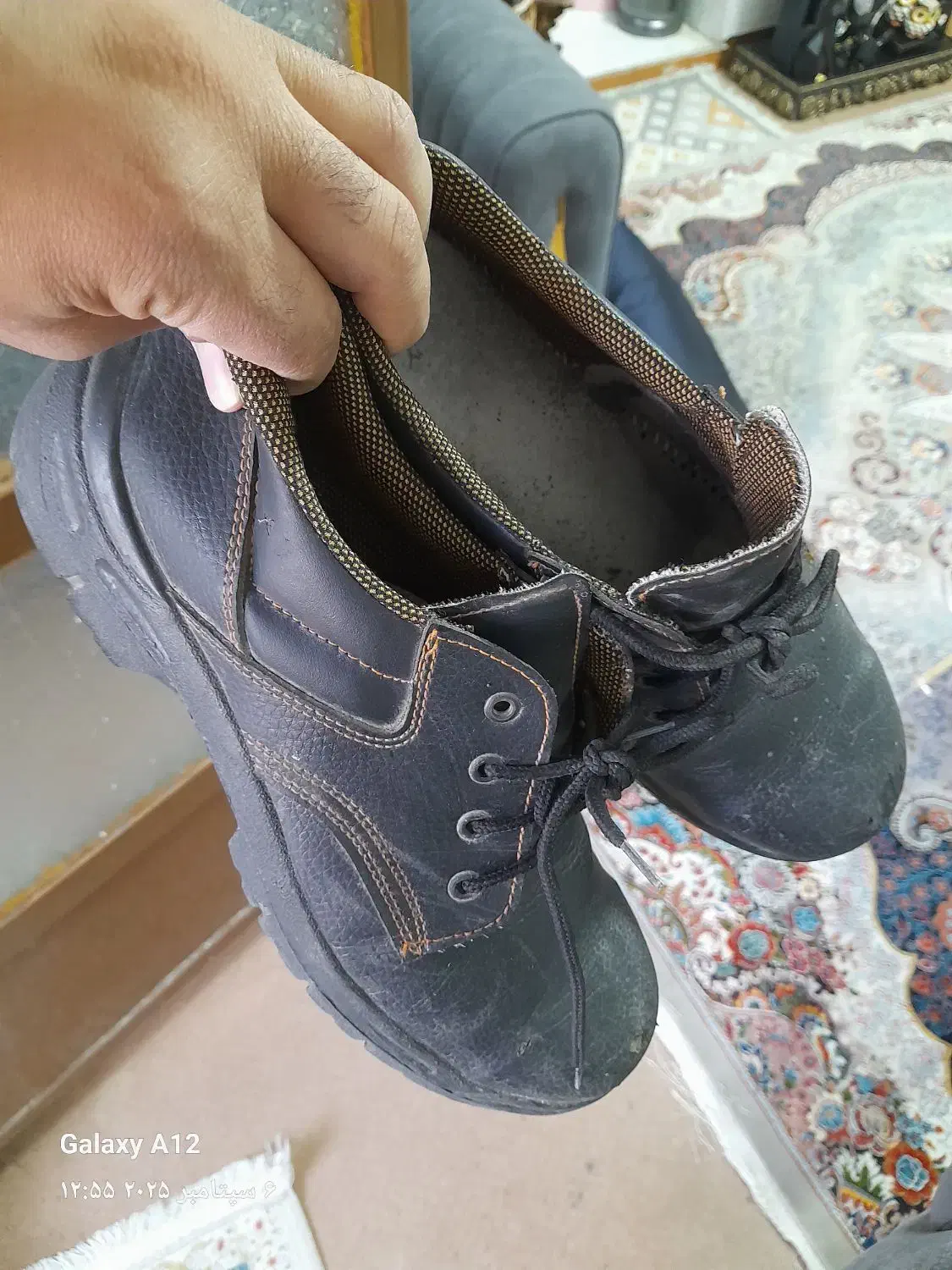 دو جفت کفش کار ایمنی سایز ۴۵ نو|کیف، کفش، کمربند|فولادشهر, C1|دیوار