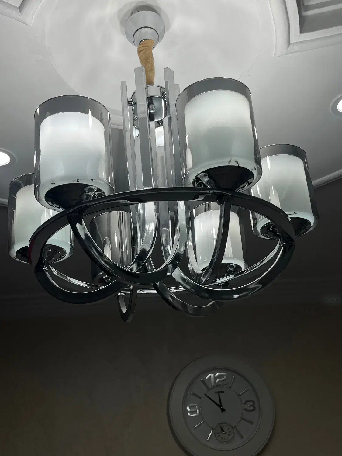 لوستر|لوستر و چراغ آویز|فردوسیه, |دیوار