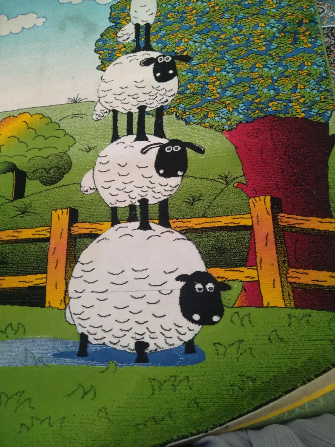 قالی کودک|فرش|اهواز, بهارستان|دیوار