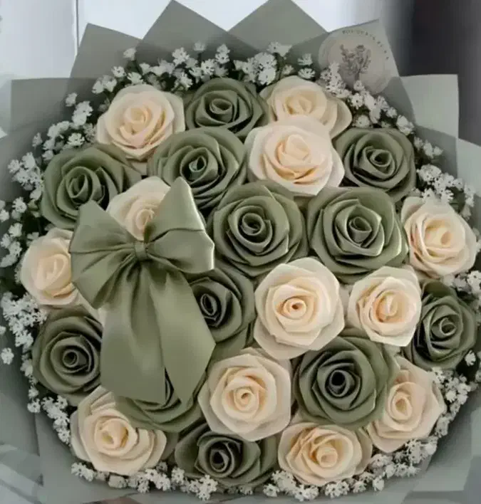 دسته گل عروس و برا کادویی|گل مصنوعی|ارومیه, |دیوار