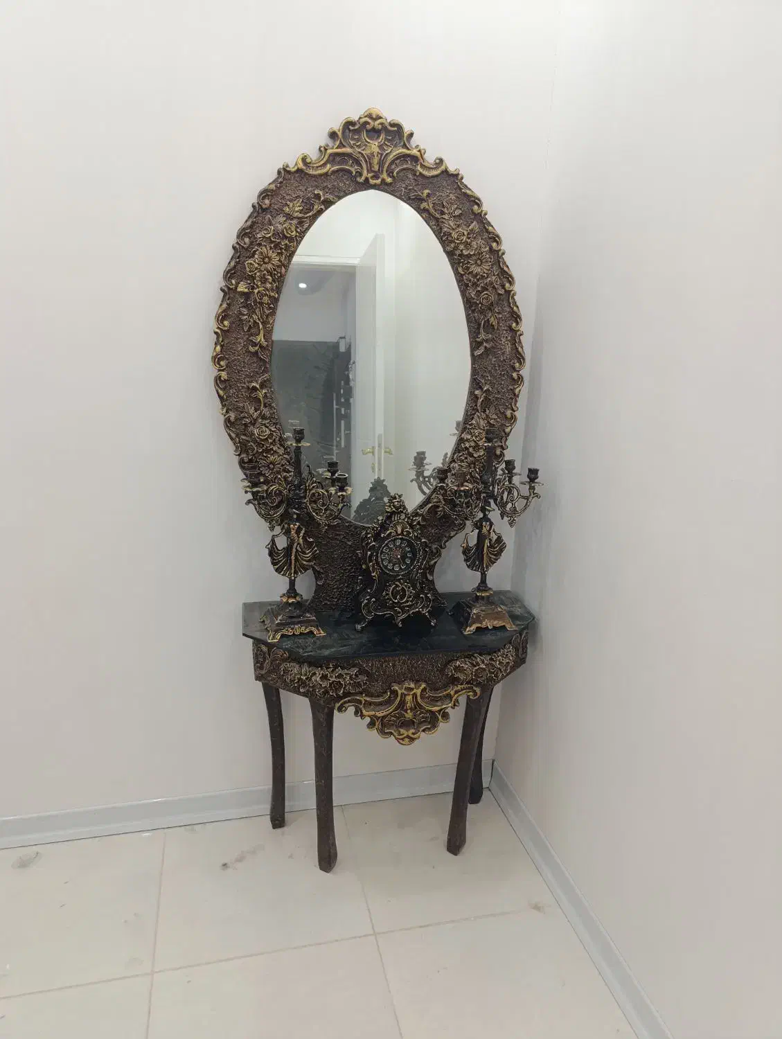 کنسول و آینه|بوفه، ویترین، کنسول|هشتگرد, شهرک دانش|دیوار