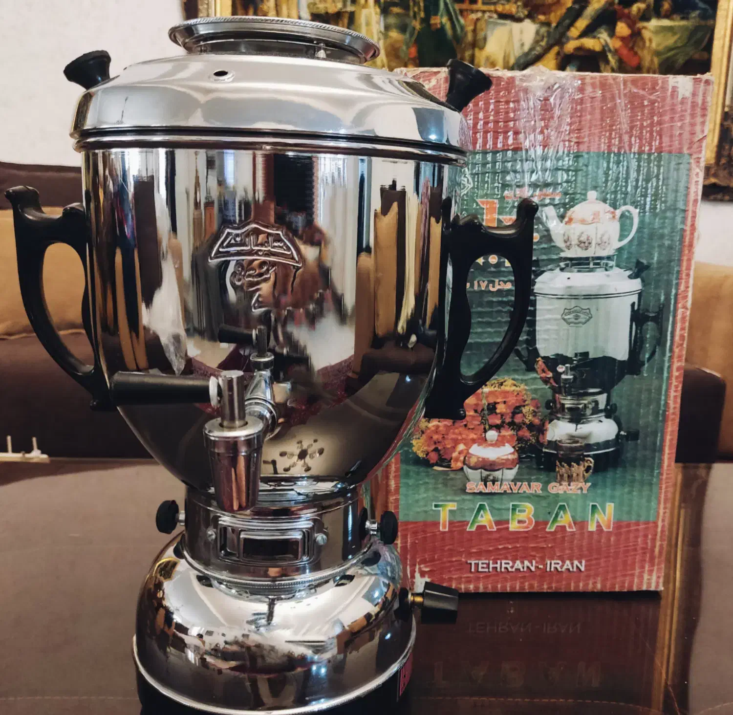 سماور گازی قدیمی|سماور، چایساز، قهوهساز|ایلام, |دیوار