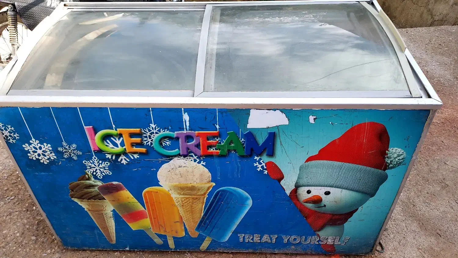 یخچال بستنی|یخچال و فریزر|شوط, |دیوار