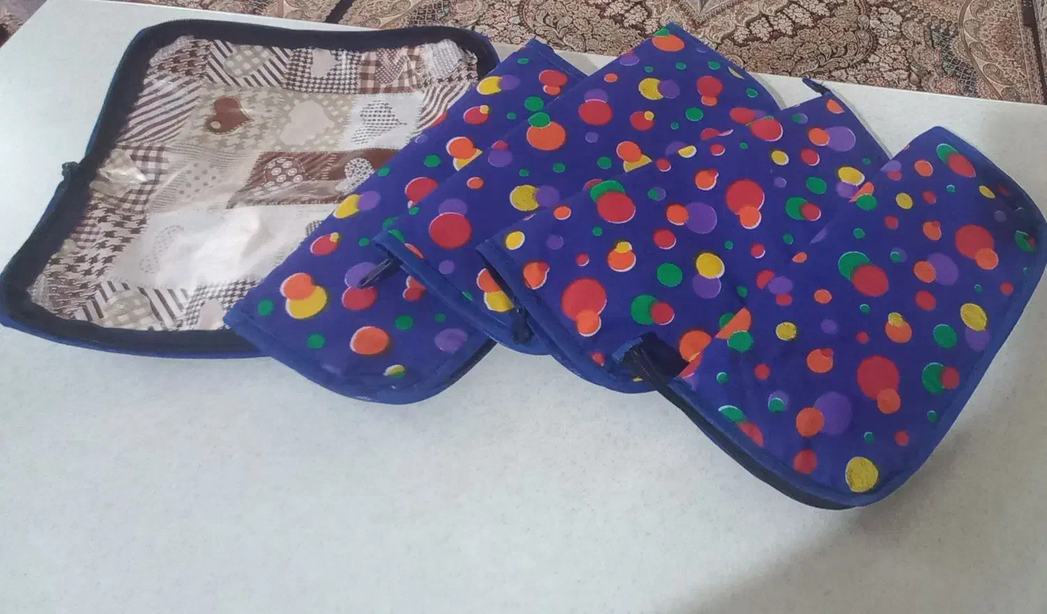 کیف لقمه مدرسهای قابل شستشو دستدوز|لوازم التحریر|قم, نخودی|دیوار