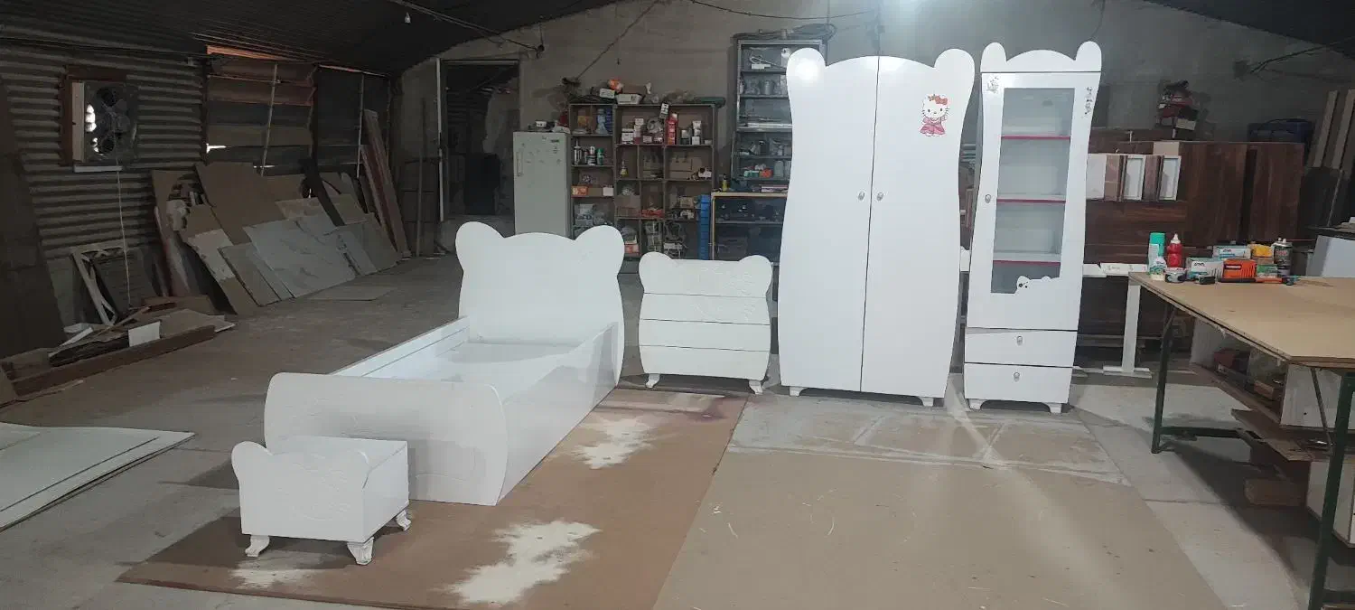 سرویس خواب کامل نوجوان|تخت و سرویس خواب|شیراز, دوکوهک|دیوار