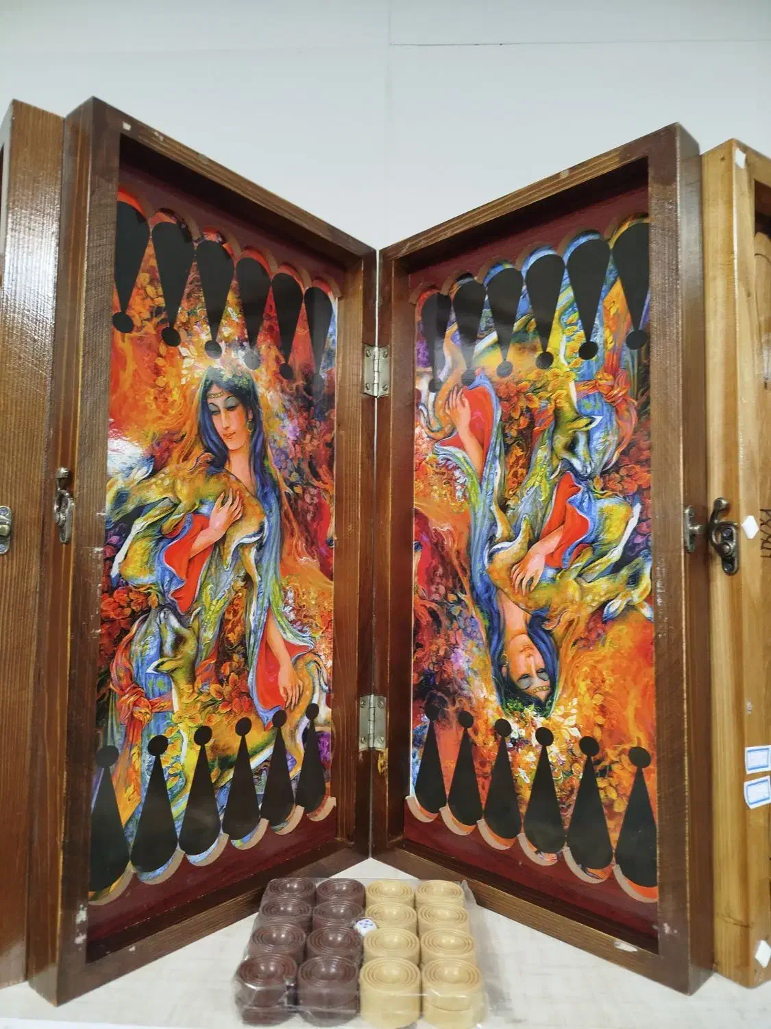 تخته نرد چوبی (گالری چوبی جات در مکان جدید)|اسباب‌‌بازی|بیرجند, |دیوار