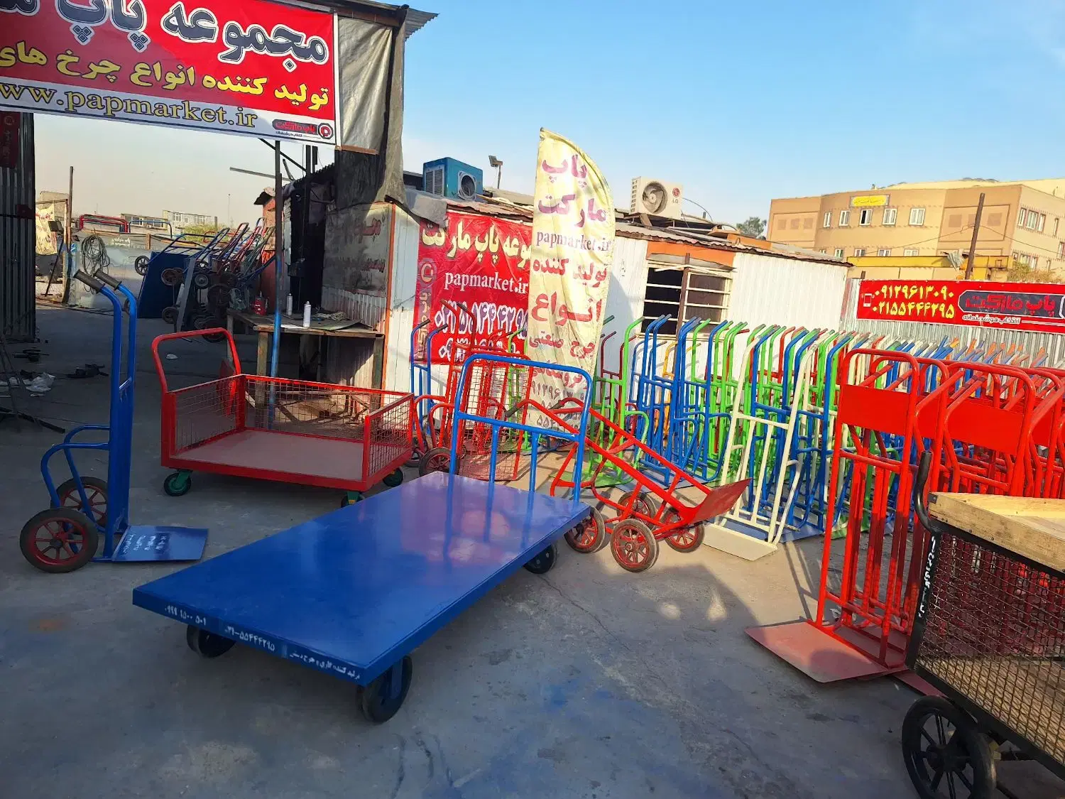 گاری سایز بزرگ ۲در۱ چهار چرخ دستی حمل بار سایزبزرگ|ابزارآلات|تهران, خانی آباد نو جنوبی|دیوار