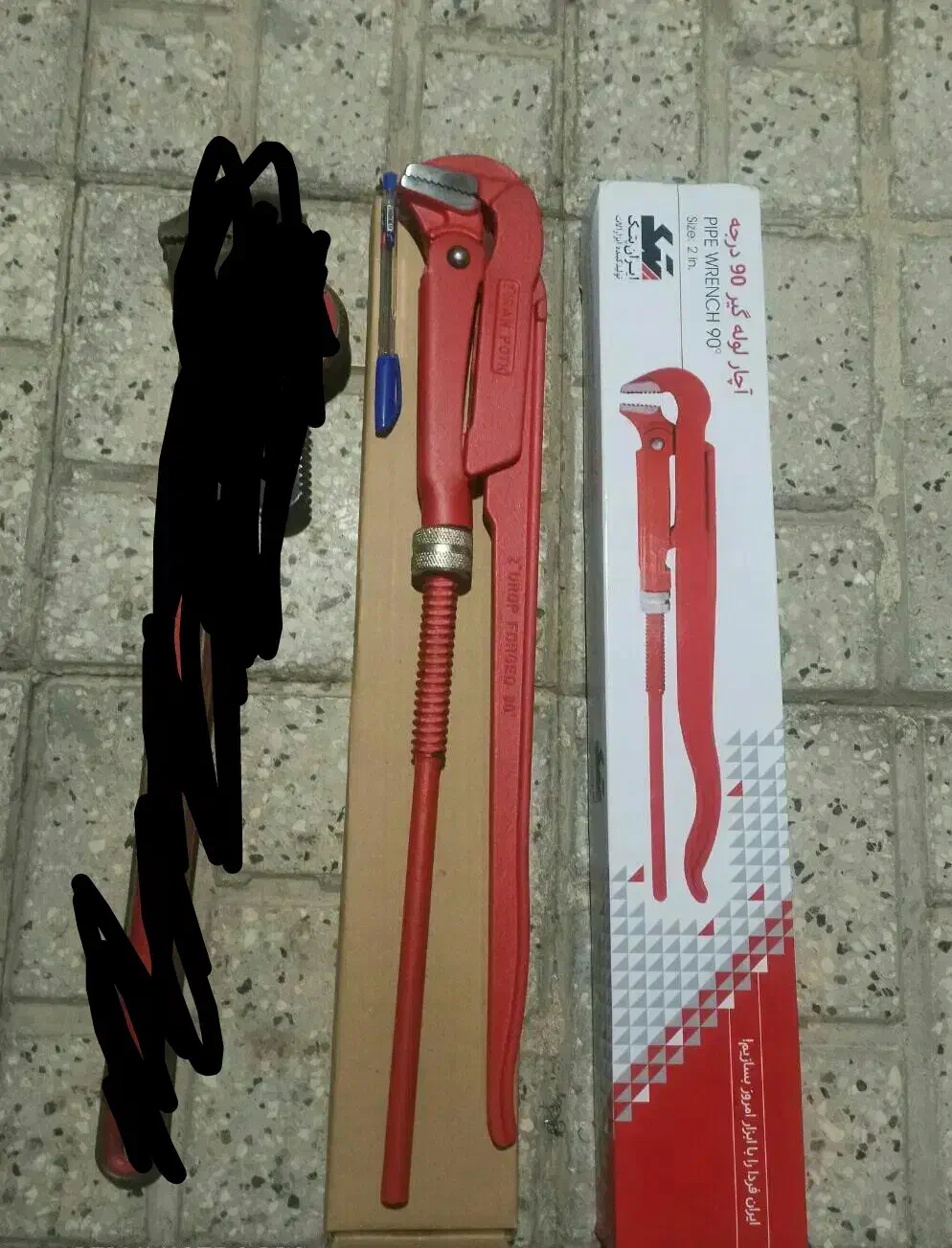 آچار شلاقی اچار لوله گیر 2 اینچ|ابزارآلات|مشهد, امیر المومنین|دیوار