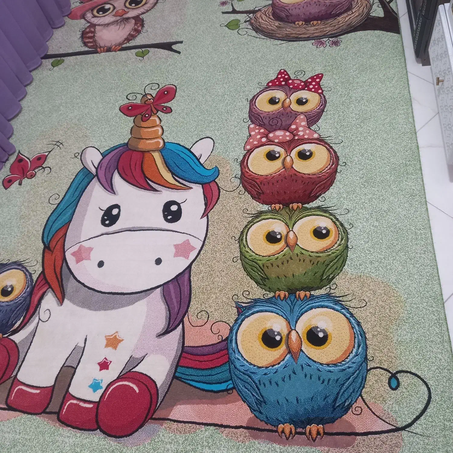 گلیم فرش اتاق کودک نو|گلیم، جاجیم، گبه|بندرعباس, |دیوار