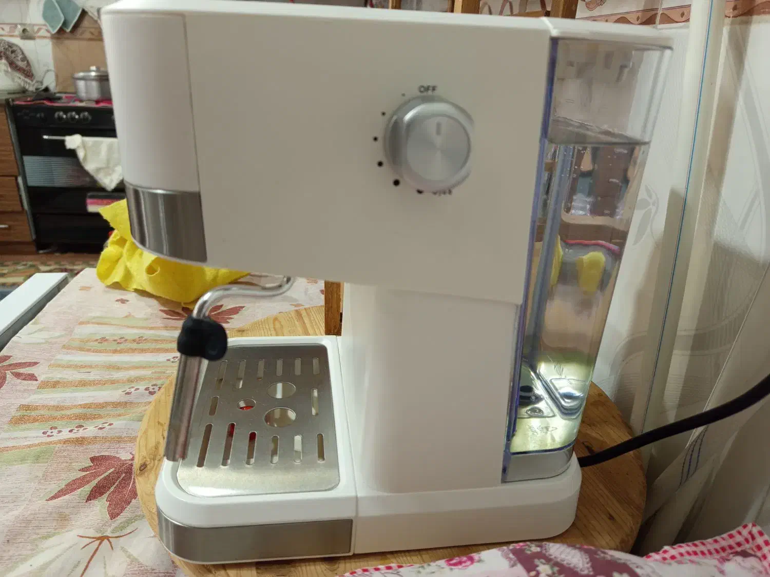 اسپرسو ساز ندوا سفید|سماور، چای‌ساز، قهوه‌ساز|قائن, |دیوار