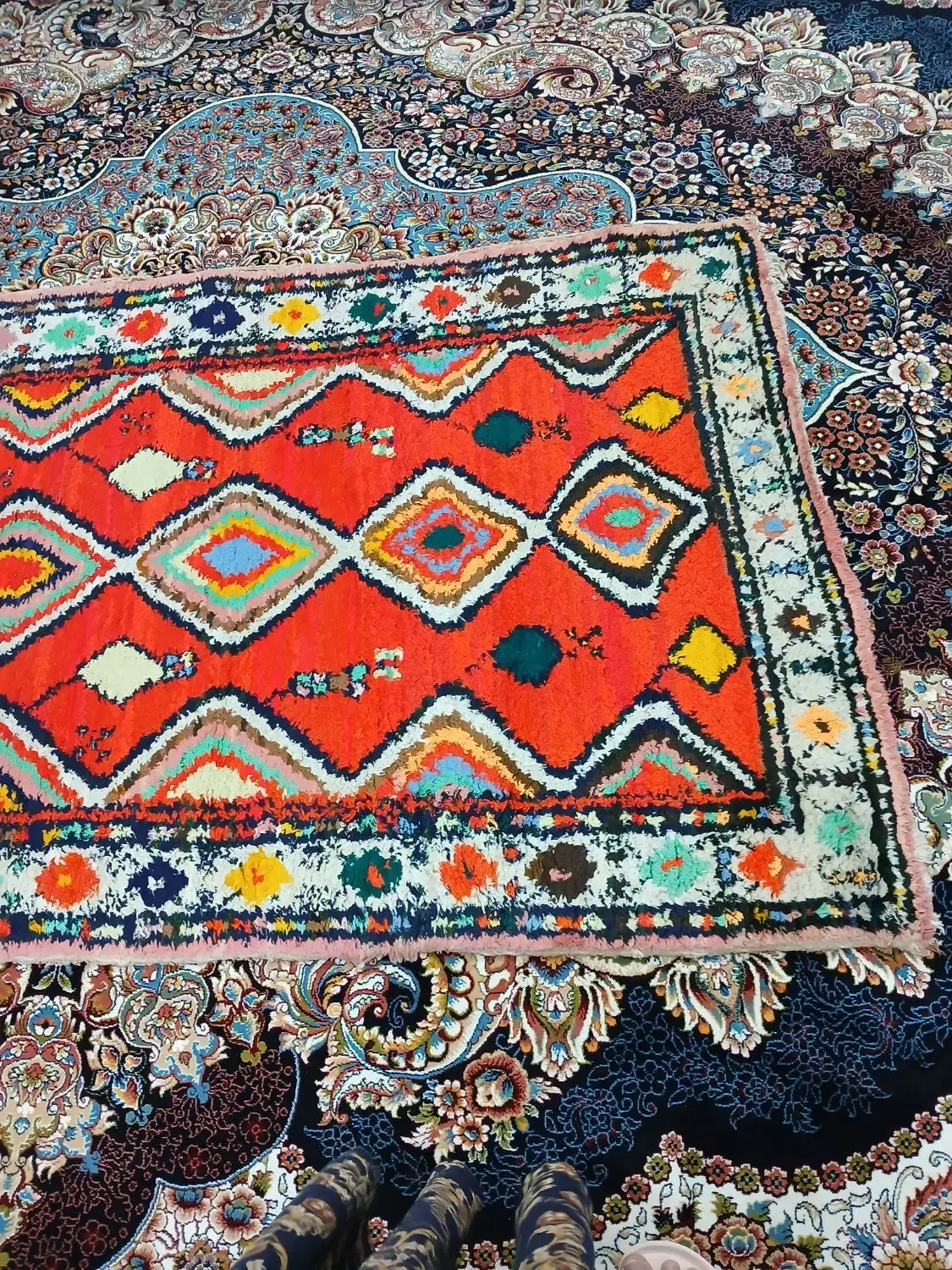 قالی دستبافت|فرش|ساوه, |دیوار