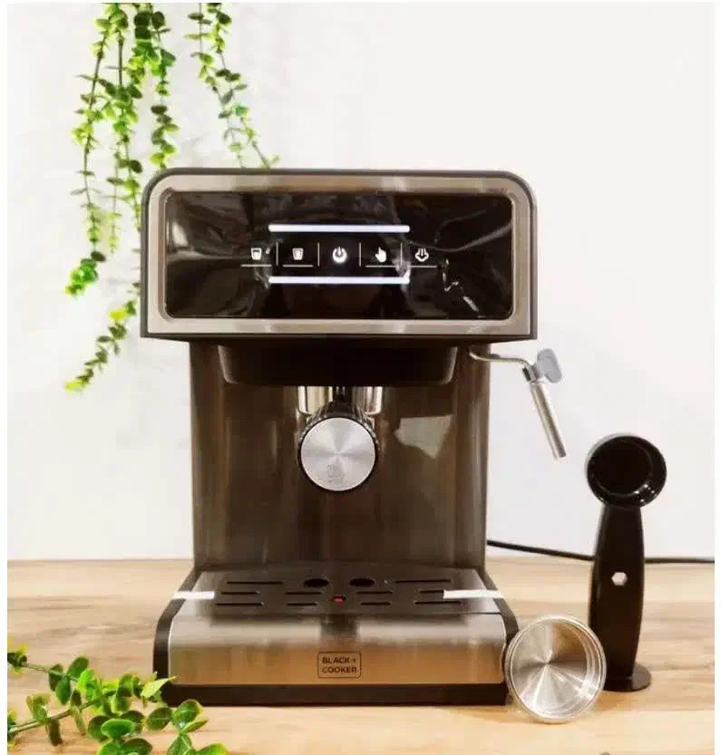 اسپرسو ساز لمسی تمام استیل با ضمانت خردکن سرخ کن|سماور، چای‌ساز، قهوه‌ساز|قم, علی آباد سعدگان|دیوار