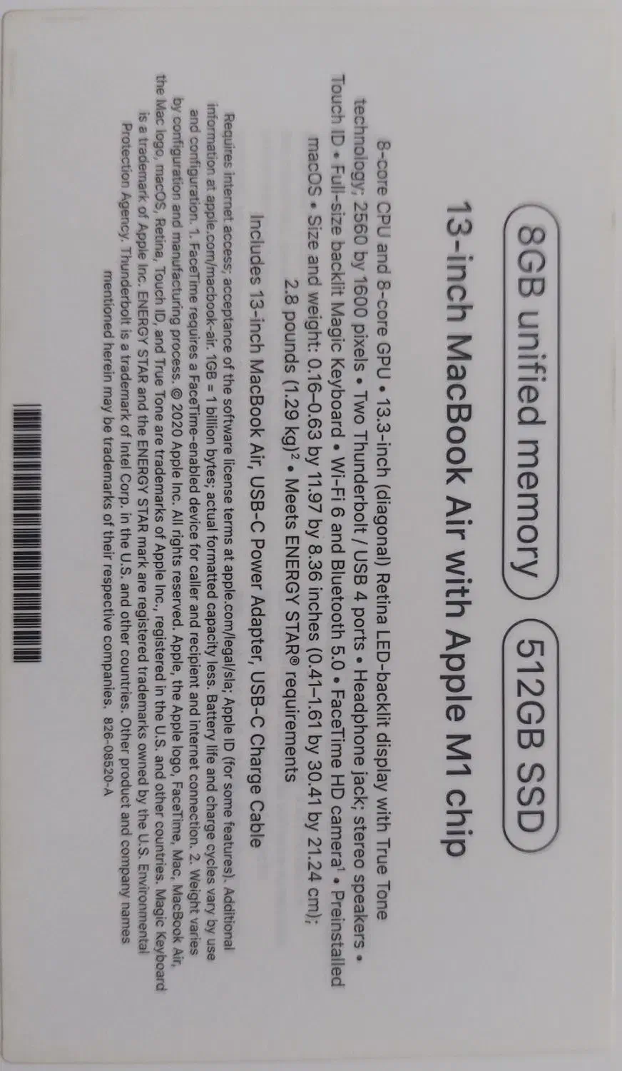 مک بوک ایر ۲۰۲۰  MacBook Air M1 2020|رایانه همراه|تهران, ظفر|دیوار