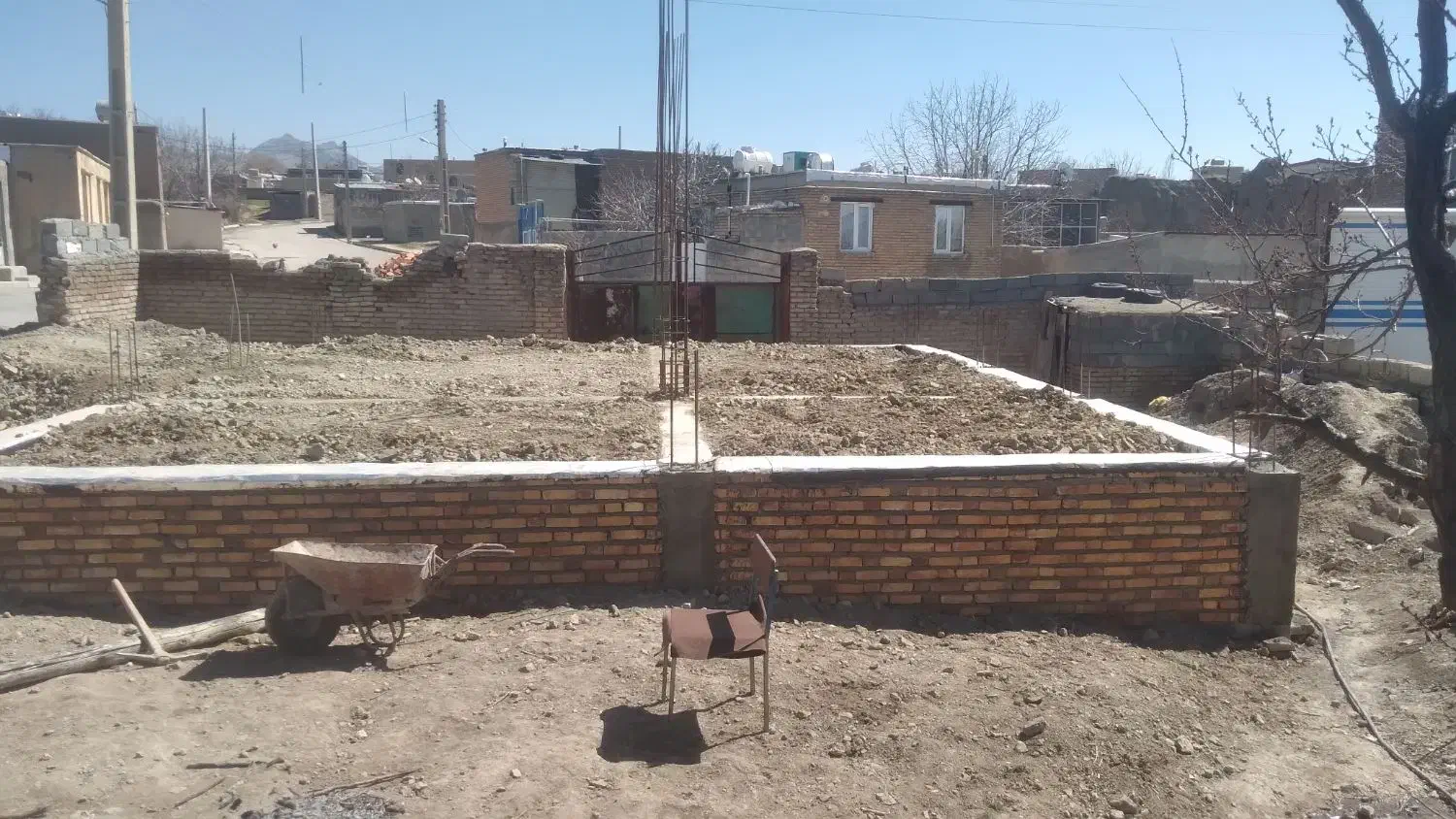 خانه نیمه کاره|فروش زمین و ملک کلنگی|بیلوار, |دیوار