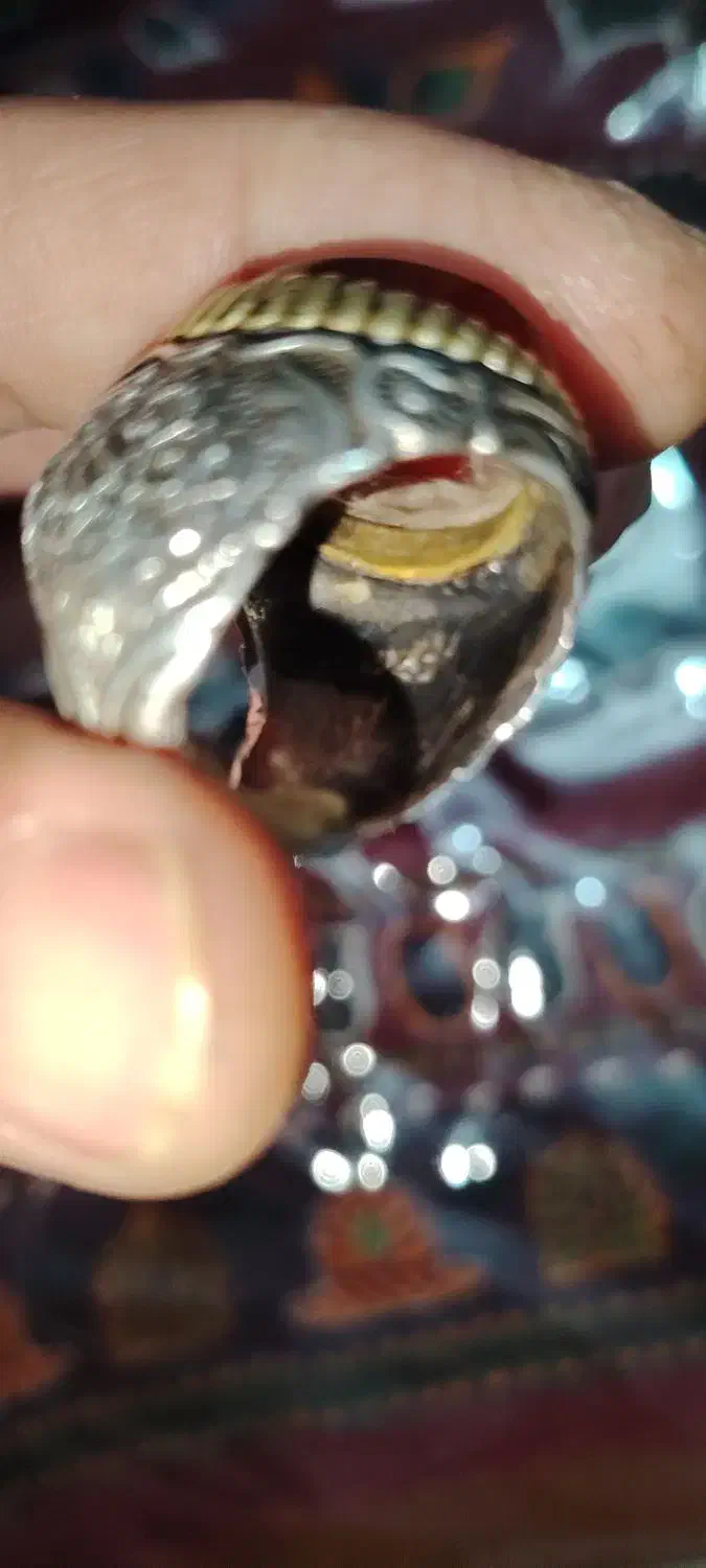 انگشتر عقیق یمن|کلکسیون اشیاء عتیقه|کرمان, |دیوار