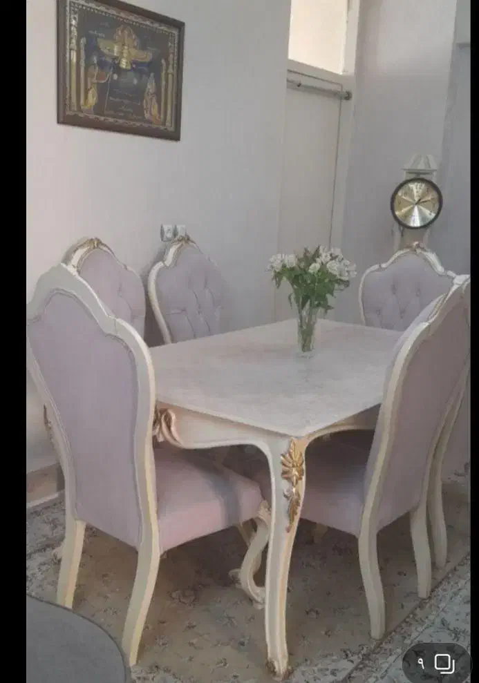 میزنهارخوری ۶نفره|میز و صندلی غذاخوری|تهران, پرستار|دیوار