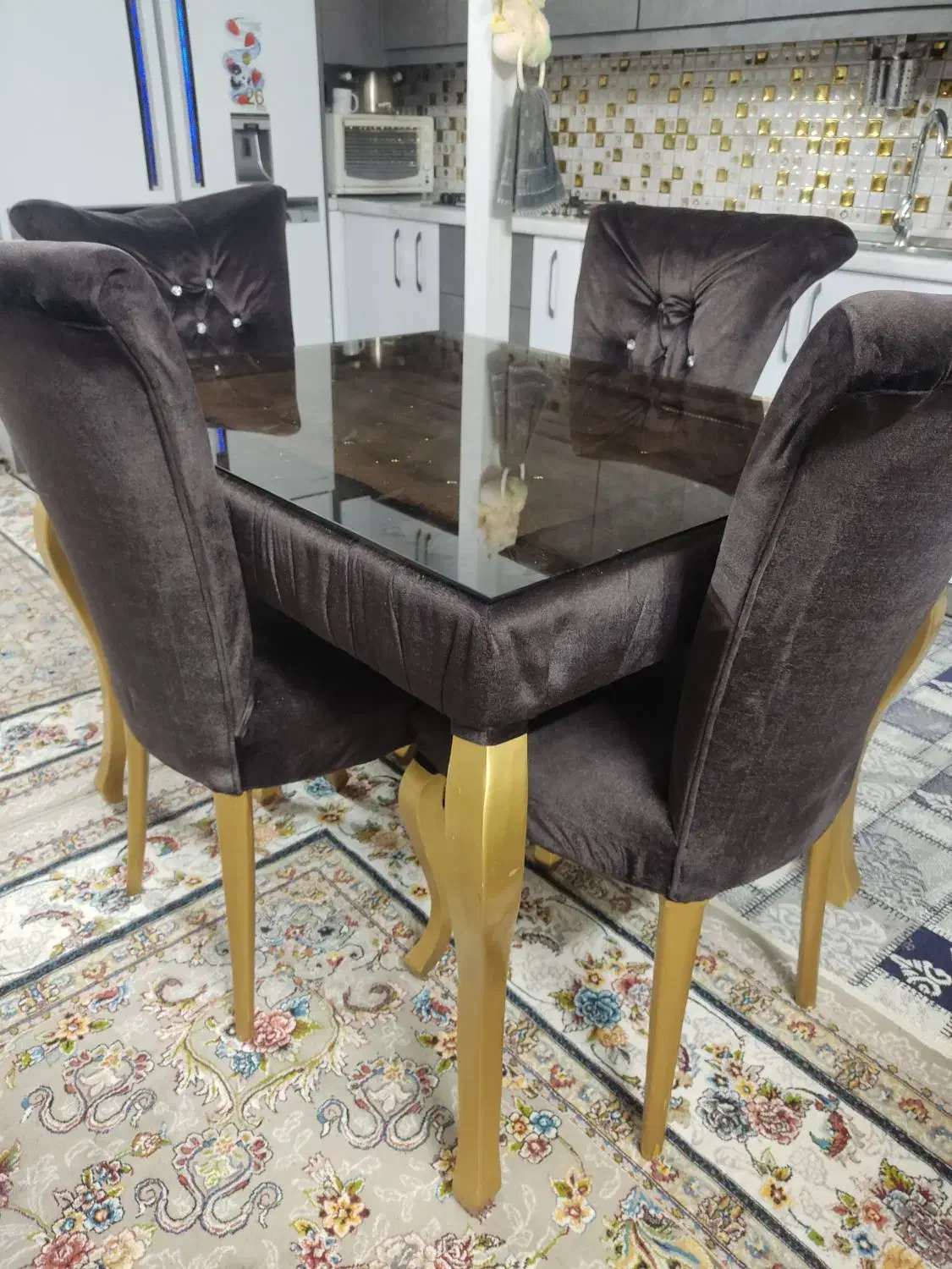 میز نهار خوری 4نفره|میز و صندلی غذاخوری|مشهد, شهید شهریاری|دیوار