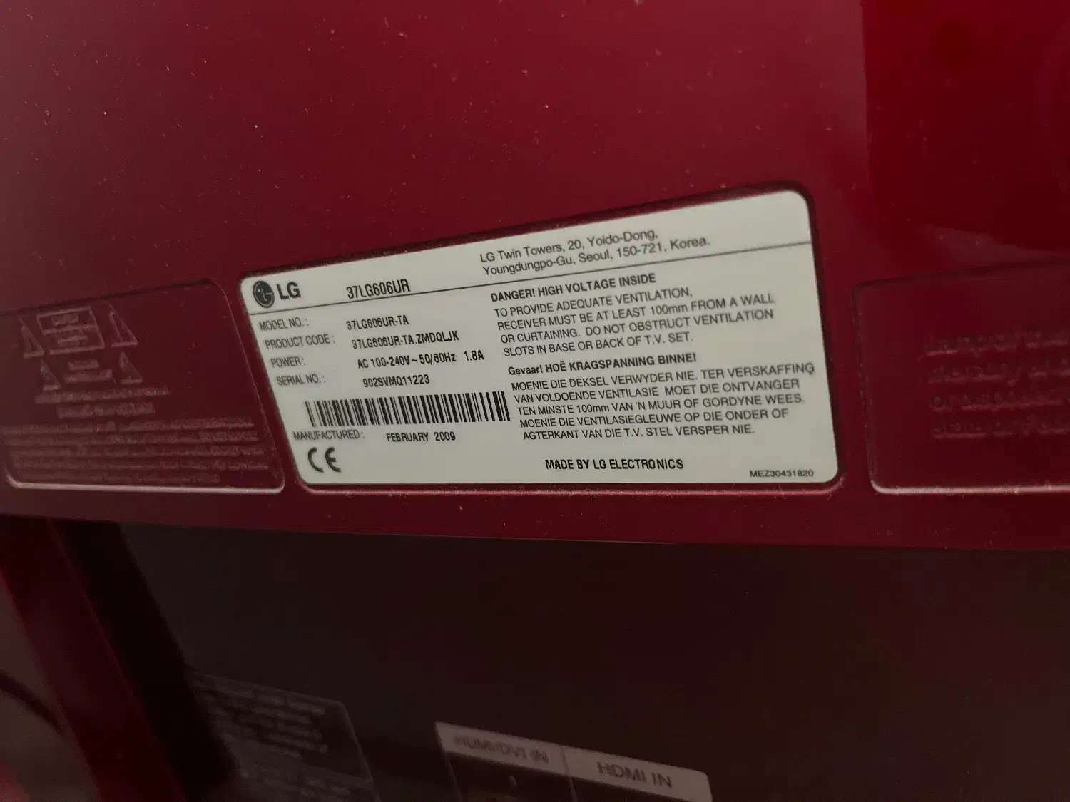 تلویزیون ال جی|تلویزیون و پروژکتور|سیرجان, |دیوار