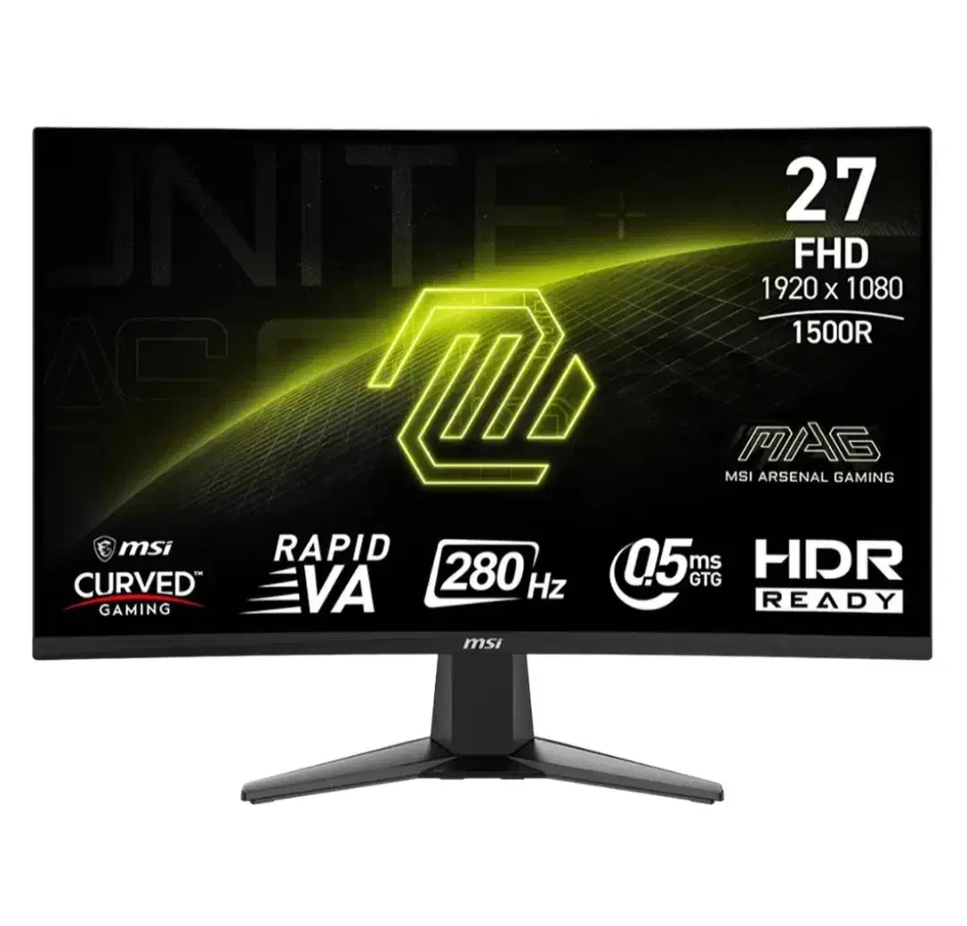 مانیتور ۲۷ گیمینگ خمیده ۲۸۰ هرتز MSI MAG 276CXFنو)|قطعات و لوازم جانبی رایانه|تبریز, |دیوار
