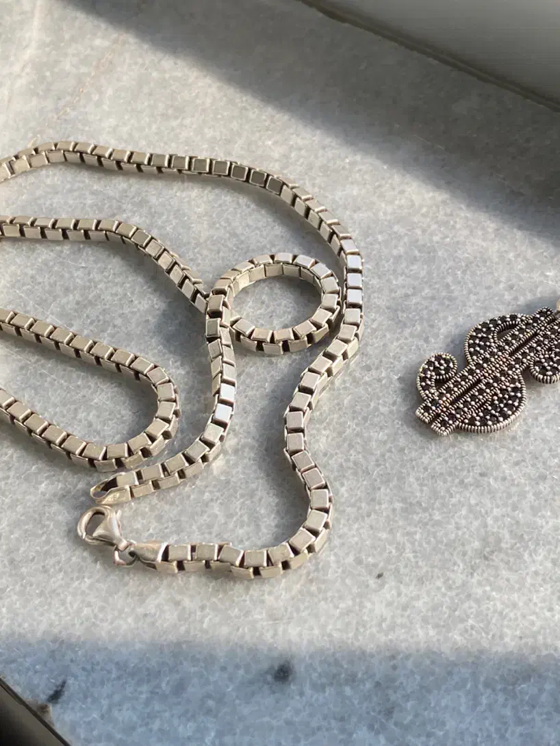 گردنبند نقره ونیزی|بدلیجات|تالش, هشتپر|دیوار