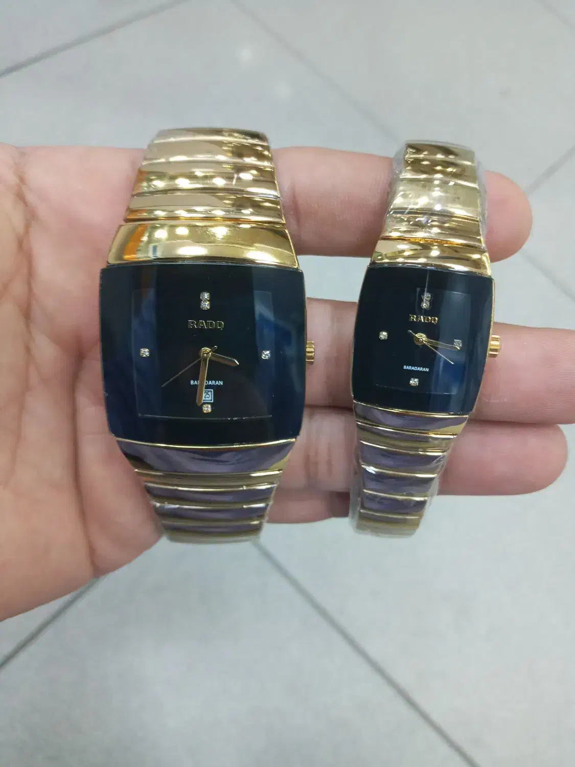 ست رادو طلای صفحه مشکی نونو ضداب|ساعت|خاش, |دیوار