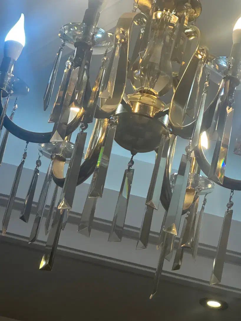 لوستر کریستالی کلاسیک شیک|لوستر و چراغ آویز|تهران, مجیدآباد|دیوار