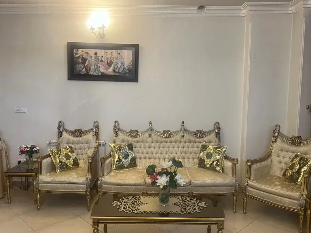 مبل استیل ۸ نفره|مبلمان خانگی و میز عسلی|اصفهان, جامی|دیوار