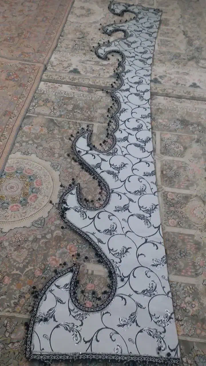 کتیبه پرده|پرده، رانر، رومیزی|قم, ولیعصر|دیوار