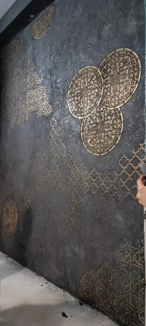 نقاشی ساختمان و قاب بندی و پتینه|خدمات پیشه و مهارت|زنجان, |دیوار