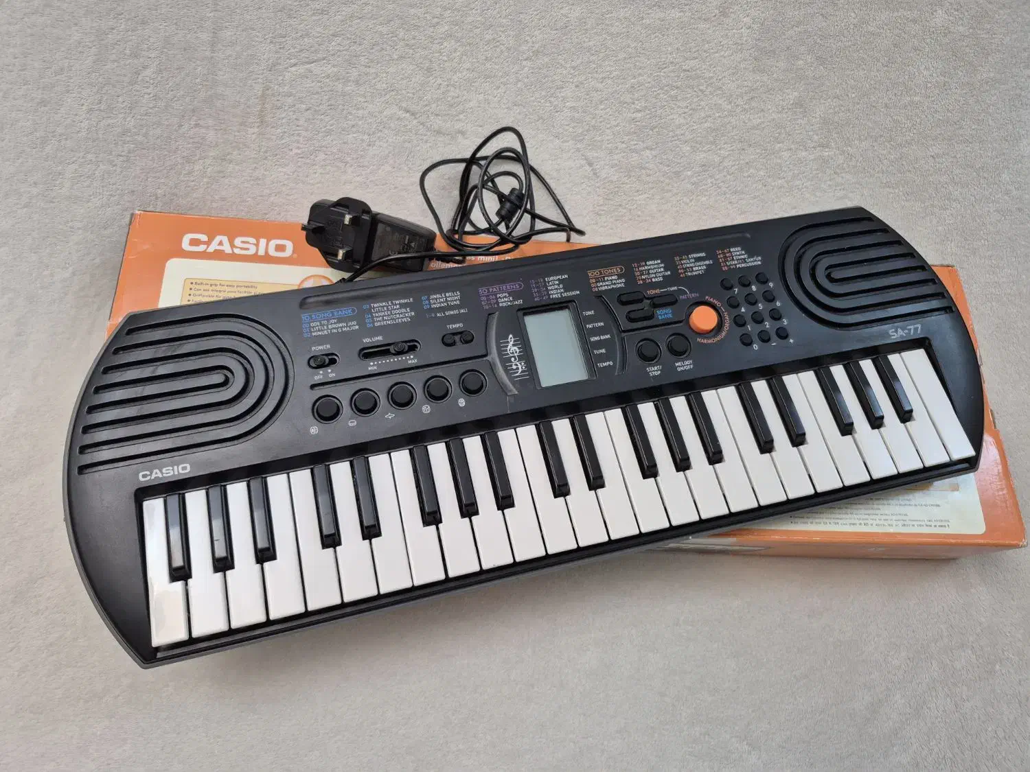 اُرگ / کیبورد اورجینال Casio SA-77|پیانو، کیبورد، آکاردئون|شیراز, قدوسی غربی|دیوار