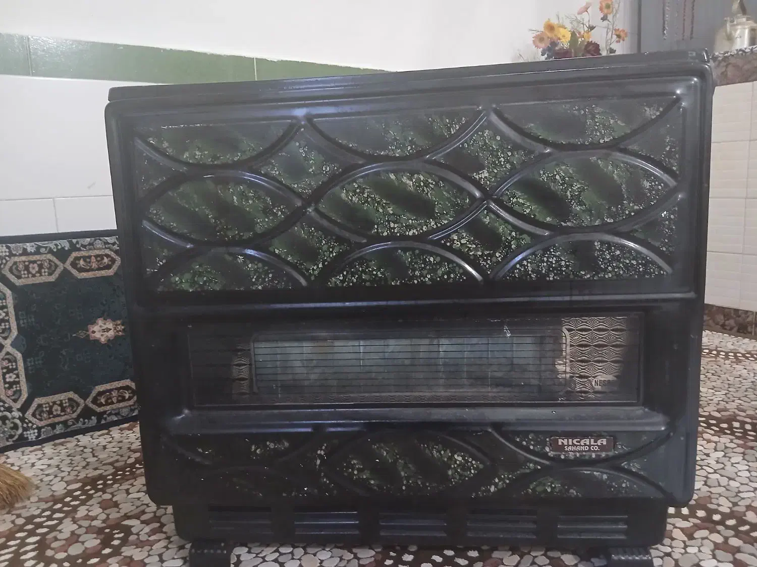 بخاری نیکالا|بخاری، هیتر، شومینه|میانه, |دیوار