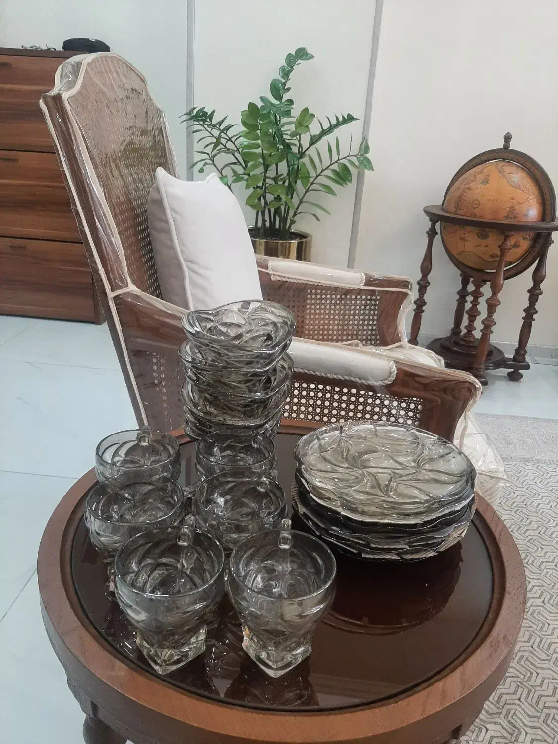 سرویس کریستال،کریستال،پیش دستی،استکان،قندون|ظروف سرو و پذیرایی|تهران, سلیمانی|دیوار