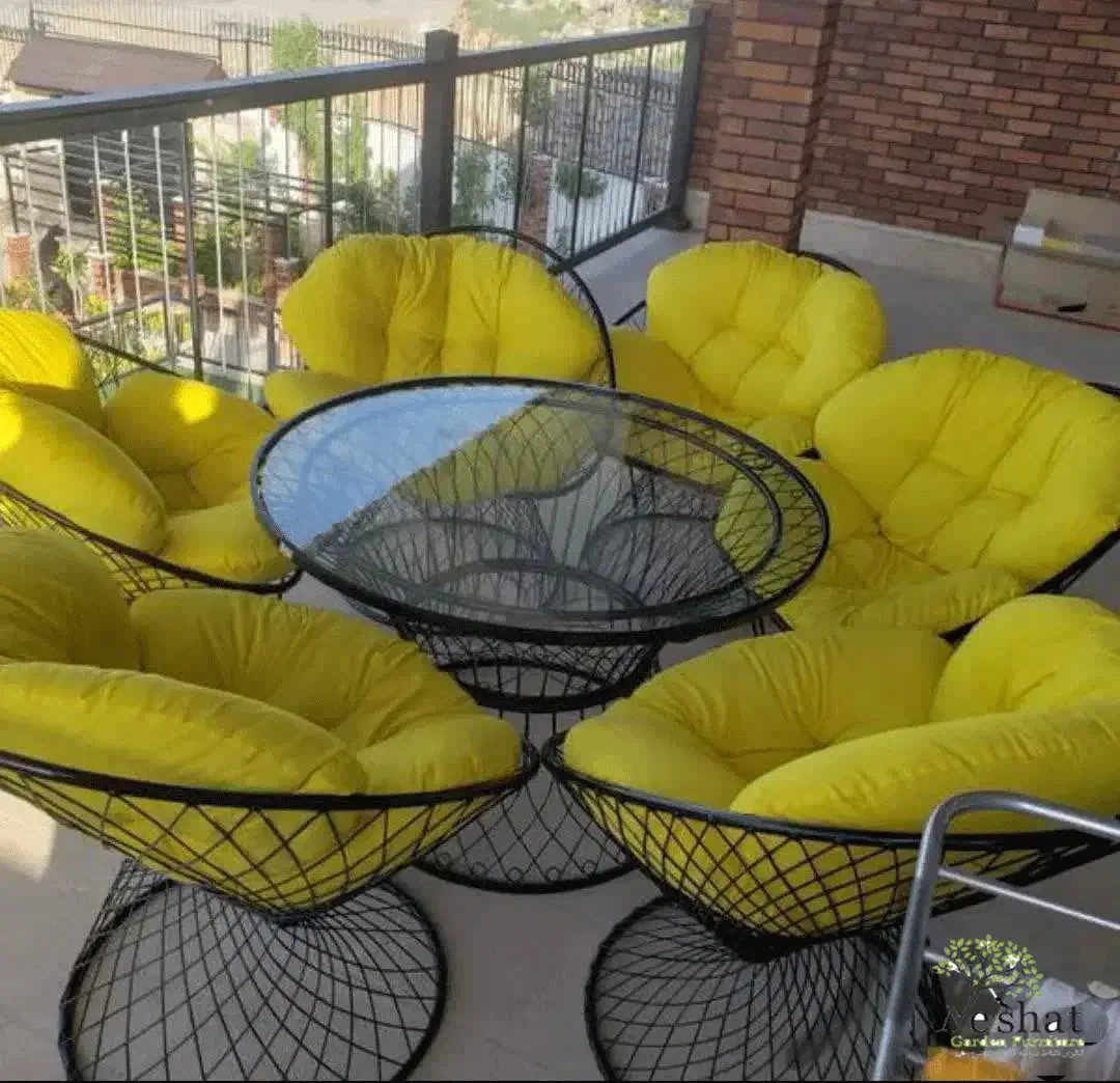 صندلی باغی فلزی بامبو / ضد زنگ و مقاوم|صندلی و نیمکت|نوشهر, |دیوار