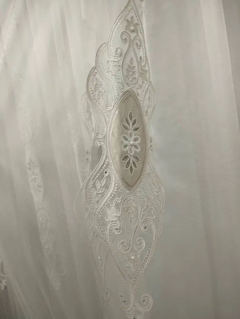 پرده ترک گل مخمل پنل دوزی|پرده، رانر، رومیزی|مشهد, رسالت|دیوار