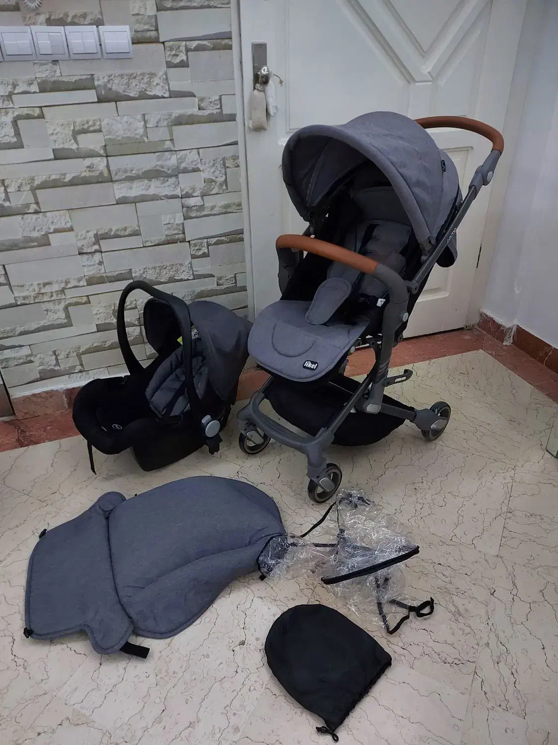 ست کالسکه کریر جیکل مدل کومو|کالسکه و لوازم جانبی|تهران, پرستار|دیوار