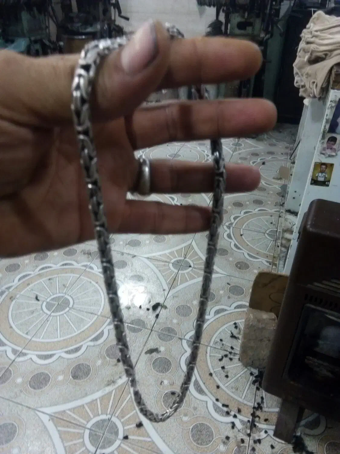 زنجیر نقره|جواهرات|اسلامشهر, شهرک قائمیه|دیوار