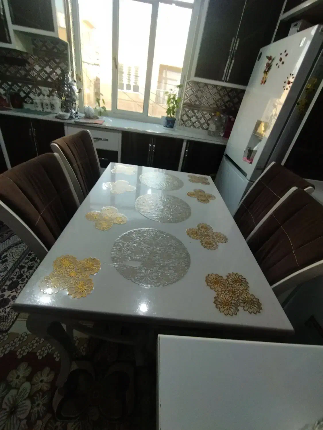 میز نهار خوری|میز و صندلی غذاخوری|مریوان, |دیوار