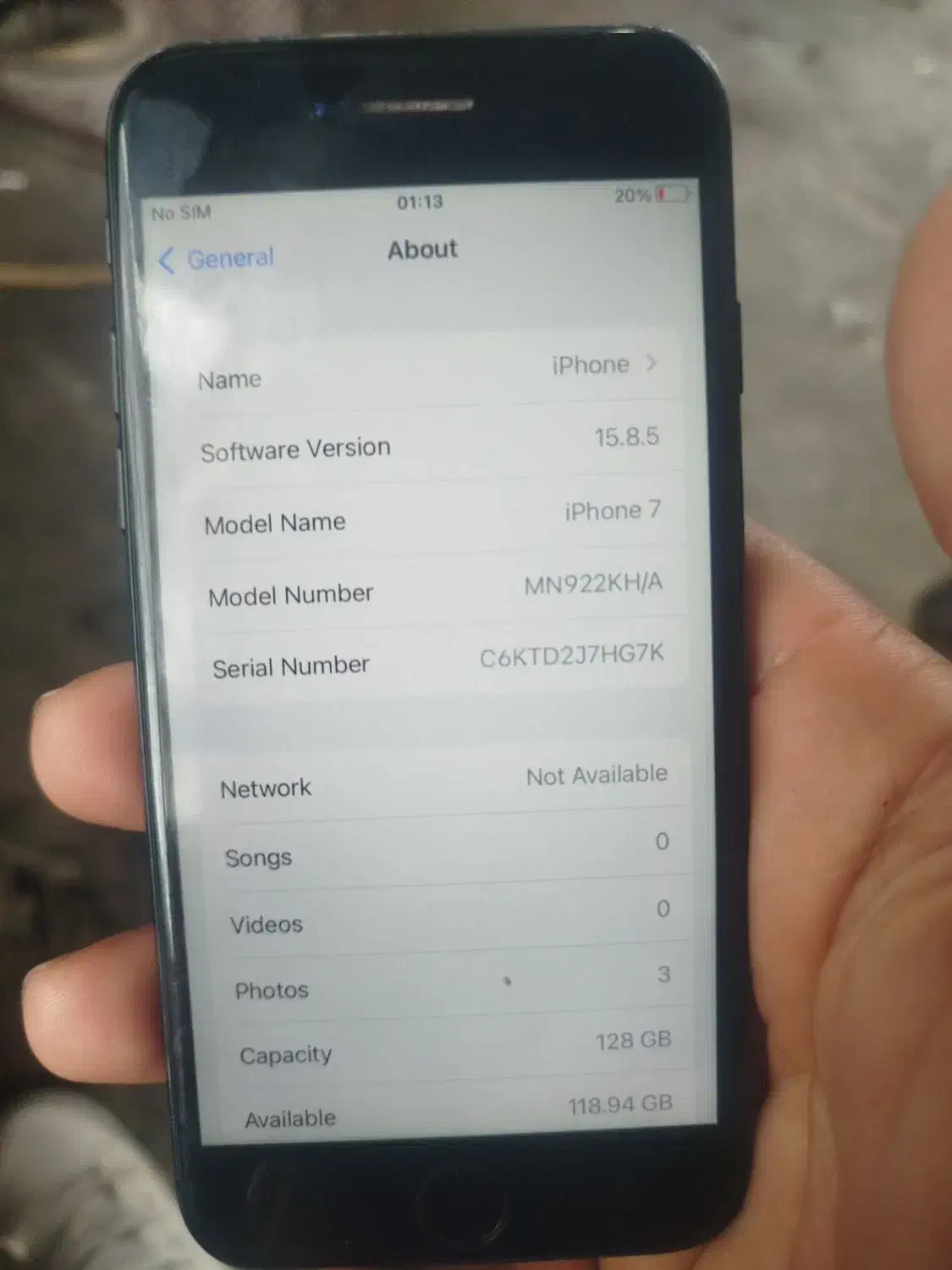 ایفون 7 معمولی 128گیگ|موبایل|پیرانشهر, |دیوار