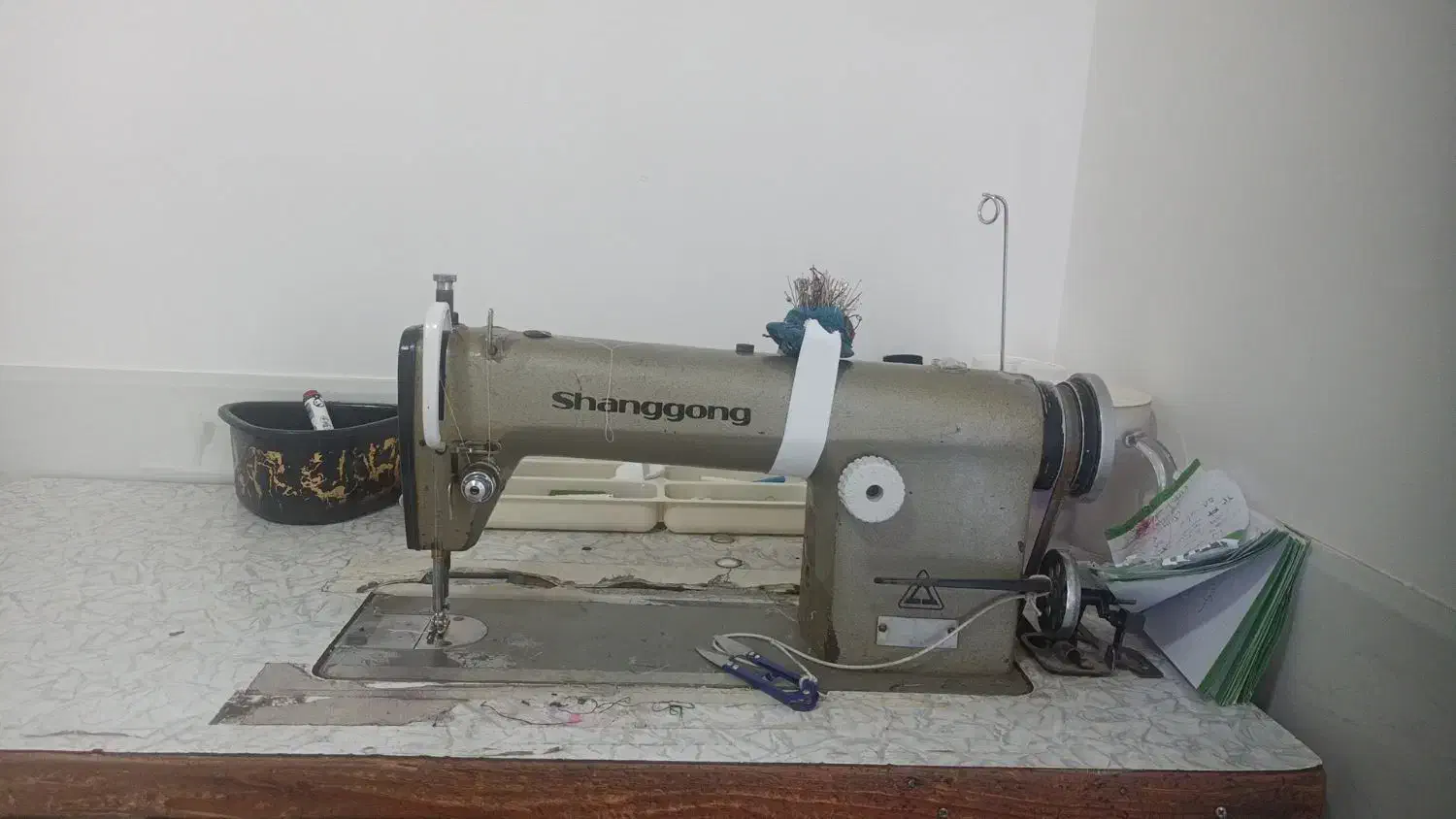 چرخ راسته دوز|چرخ خیاطی و ریسندگی|گناباد, |دیوار