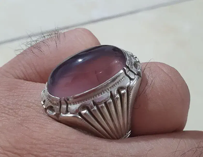 انگشتر عقیق سوسنی با رکاب مجید زنجان|جواهرات|تهران, شهرک طالقانی|دیوار