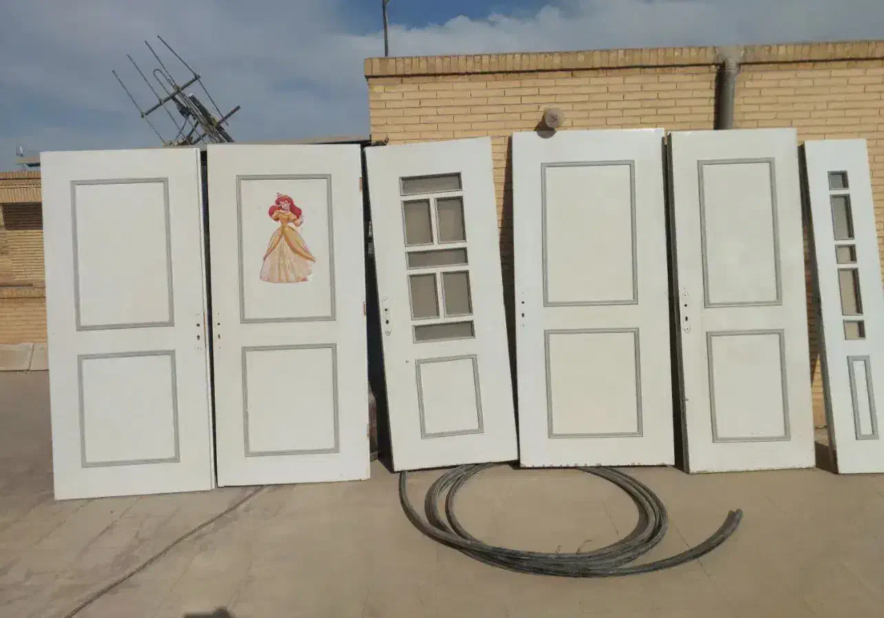 درب چوبی|کتابخانه، شلف، قفسه‌های دیواری|یزد, |دیوار