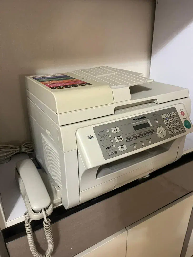 پیرینتر و فکس چندکاره لیزری پاناسونیک|پرینتر، اسکنر، کپی، فکس|تهران, گیشا|دیوار
