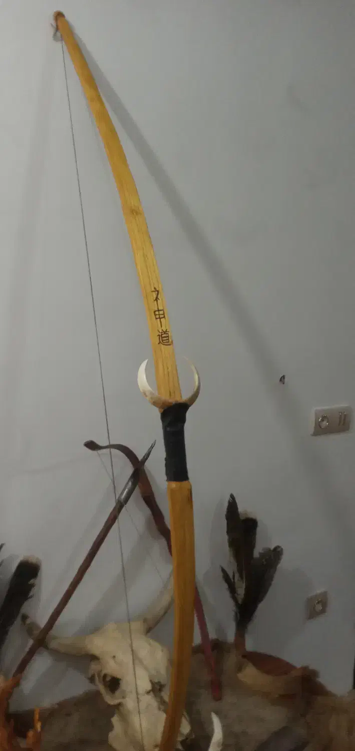 کمان چوبی قدرتمند و کلکسیونی|کلکسیون اشیاء عتیقه|آمل, |دیوار