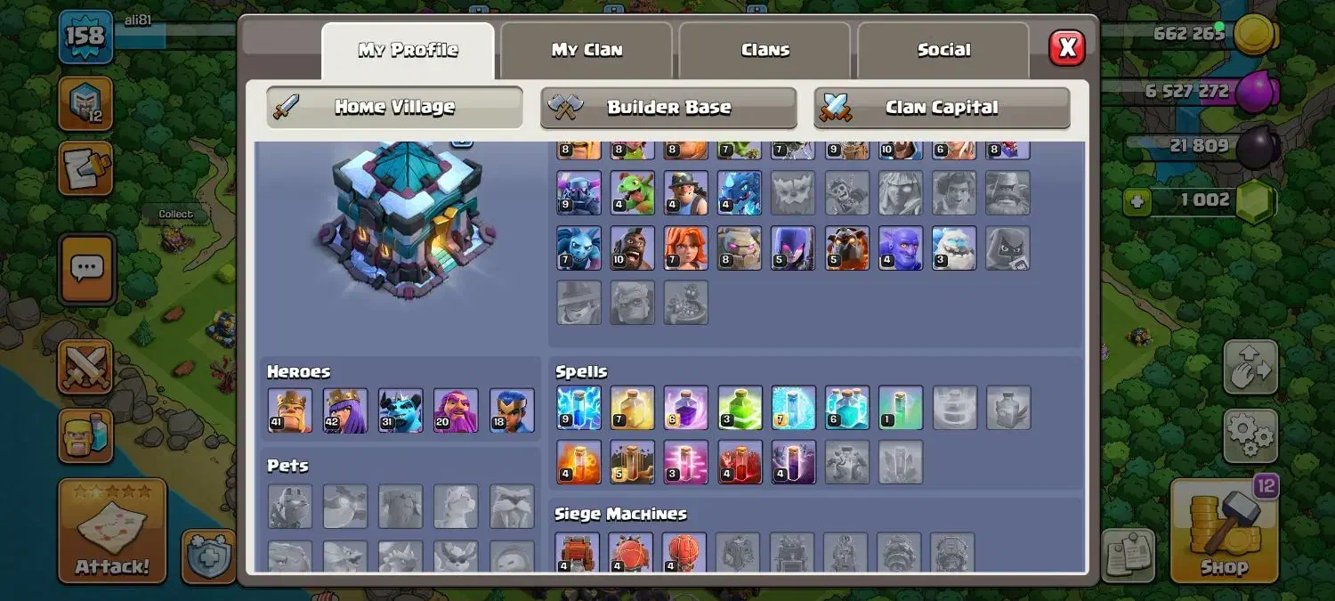 اکانت کلش اف کلنز|کنسول، بازی ویدئویی و آنلاین|ناغان, |دیوار