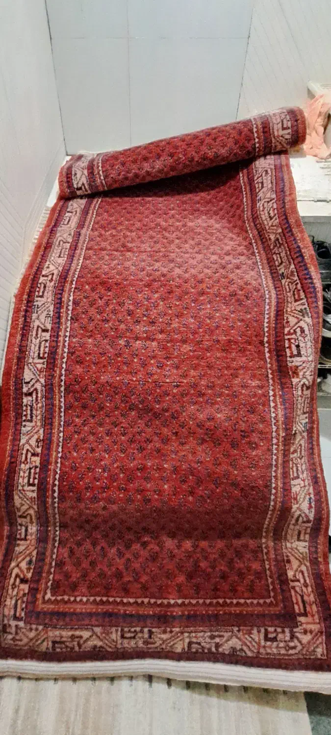 فرش کناره دستبافت قدیمی|فرش|قم, قم نو|دیوار