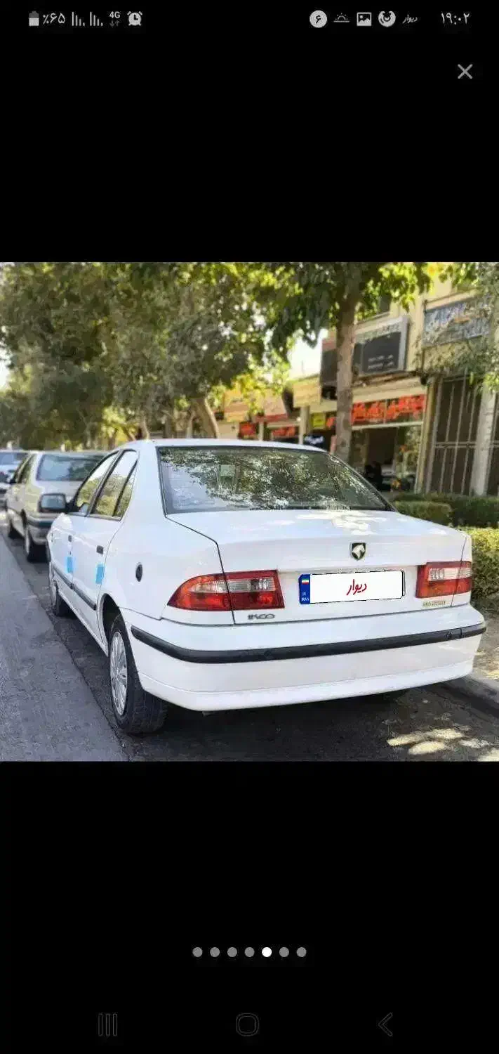 سمندمدل ۹۲ EF7دوگانه کارخانه پایه گاز سوز استثنایی|خودرو سواری و وانت|قروه, |دیوار