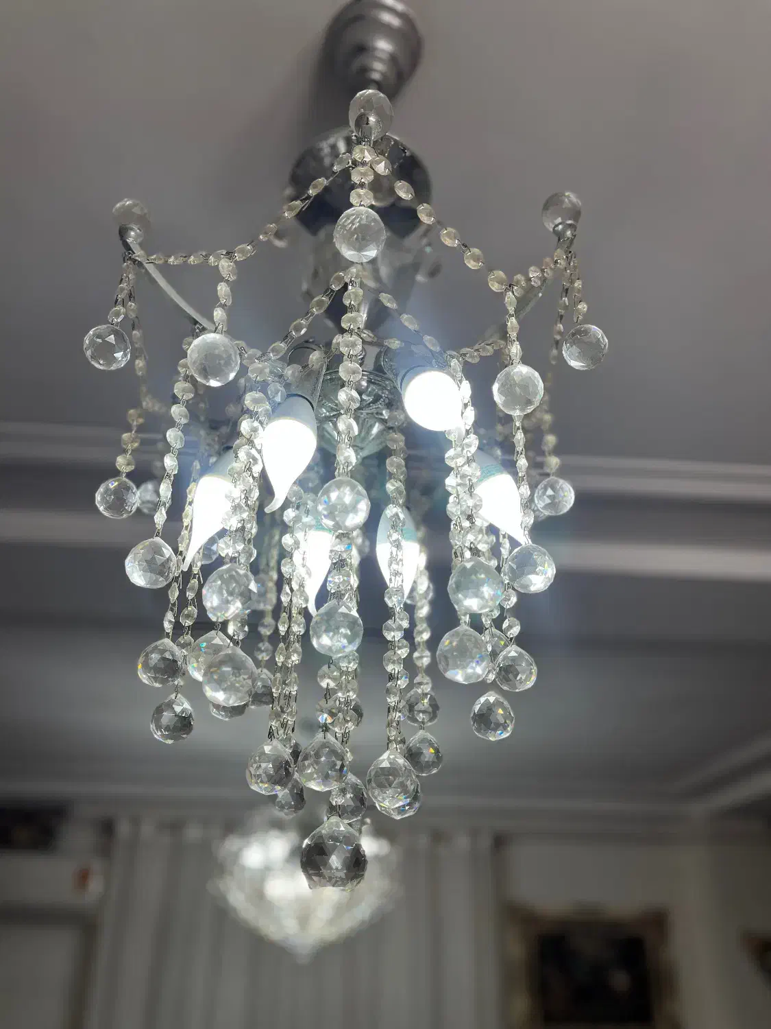 لوستر|لوستر و چراغ آویز|لاهیجان, شیشه گران|دیوار