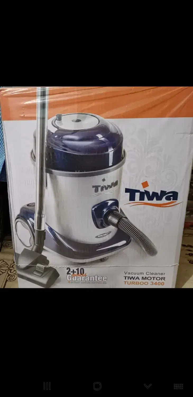 جاروبرقی تیوا 3400 اکبند|جاروبرقی، جارو شارژی، بخارشو|اصفهان, سرچشمه|دیوار