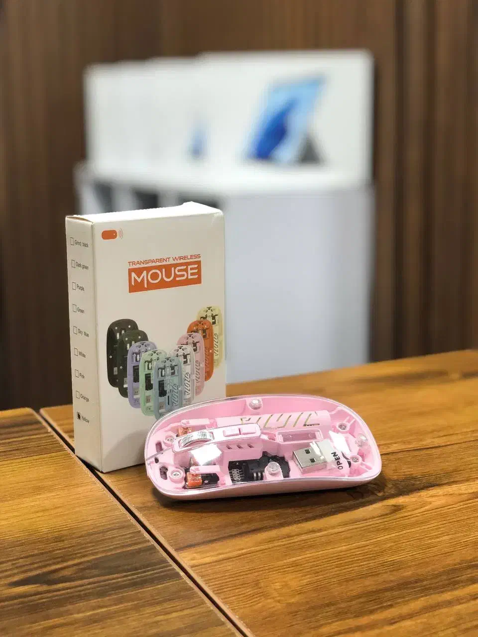 موس بیسیم Liquid Glass لپ‌تاپ شارژ Type-C|قطعات و لوازم جانبی رایانه|قم, حاج زینل|دیوار