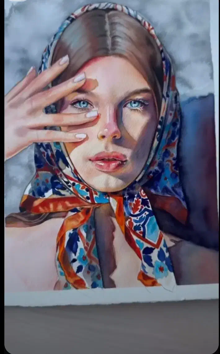 آموزش حرفه ای نقاشی با آبرنگ و قبول سفارش|خدمات آموزشی|ازنا, |دیوار
